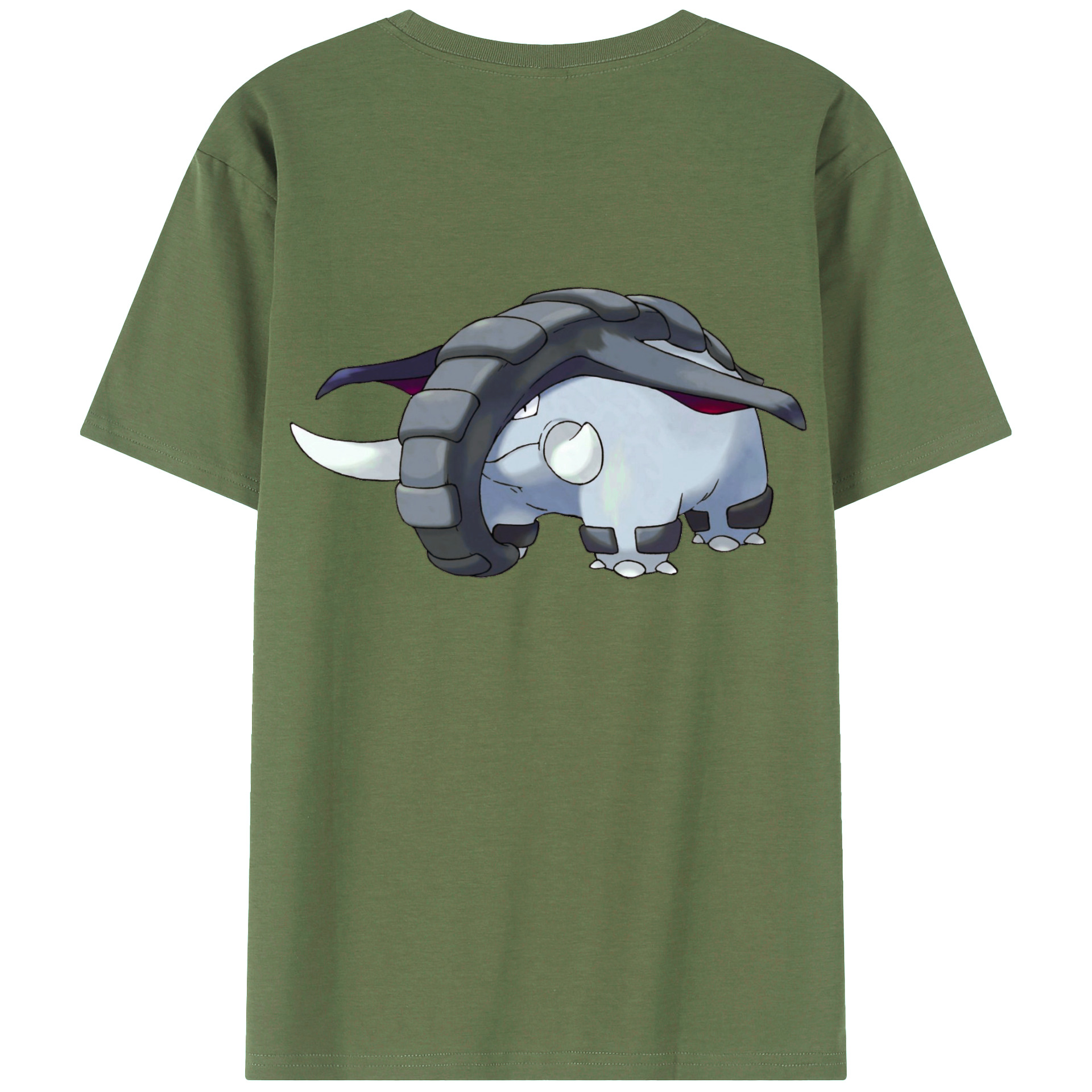 （画像用） ポケットモンスター Pokémon 綿100％ メンズ半袖Tシャツ（バックプリント） 通気性